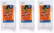 Gorilla Hot Glue Sticks, 4" Long x .27" Diameter, Clear, (3 Packs of 90)