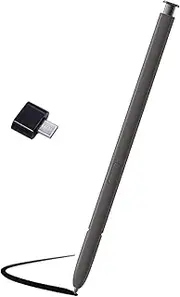 [Generic] Galaxy S24 Ultra S Pen Replacement for Samsung Galaxy S24 Ultra S Pen Without Bluetooth for Samsung Galaxy S24 Ultra 5G Stylus Pen (Dark Gray) Type-C Convertor