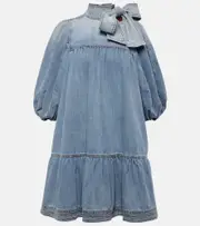 [Zimmermann] Zimmermann Denim Smock minidress AU 10 blue