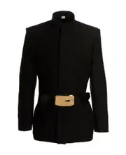Gucci Mandarin Collar Tailored Blazer Jacket IT52,IT54 black