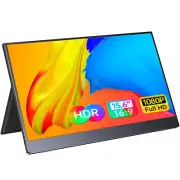 UPERFECT 15.6" Portable Monitor USB C Monitor 1920x1080 PC Screen Gaming Monitor