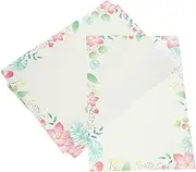 HAWILLOSCH Retro Paper Letter Writing Paper Set 50 Sheets for Invitations Note Taking