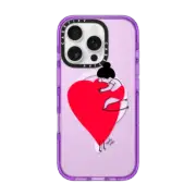 iPhone 16 Pro Impact Case MagSafe Compatible Big Love Heart