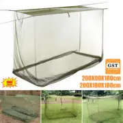 AU Army Green Camping Mosquito Net Indoor Outdoor Netting StorageBag Insect Tent