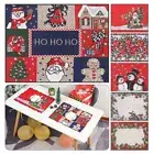 Snowman Christmas Placemat Santa Claus Christmas Table Mats Placemat Ornament