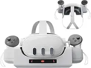 Charging Dock Station Compatible with Oculus/Meta Quest 3 Charger Charging Headset and Controller Wall Mount Charging Dock Station Stand Supports for Quest 3 Accessories