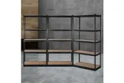 Giantz 3x1.8M Garage Shelving Warehouse Rack Pallet Racking Storage Shelve Black