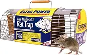 The Big Cheese Ultra Power Live Multi-Catch Rat Trap (Humane, Durable, Ready-to-Use Rodent Trap)