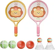 Kid Badminton Racket | Elastic Educational Outdoor Badminton Set - Lightweight Sports Toys for Family Gatherings Outdoor Activities