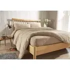 Bed Sheet Teddy Fleece Fluffy Fitted Taupe Warm Bed Sheet single/ Double/ King
