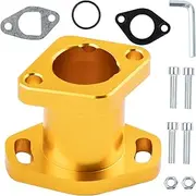 SOFO 212 Predator Performance Parts - Intake Pipe Inlet Manifold Gasket Screw for Honda GX160 GX200 Coleman ct200u for Chinese 196cc Clone Performance Part Engines （Yellow）