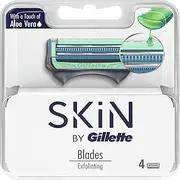 Skin By Gillette Exfoliating Blades Razor (Pack of 4)
