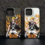 FIRE BLEACH KUROSAKI ICHIGO 大孔啞光激光矽膠手機殼保護套適用於 APPLE IPHONE 1