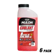6 x Nulon Red Premium Long Life Coolant 100% Concentrate RLL1 1 Litre