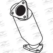 Redback Manifold Cat Converter to suit Holden Captiva 3.2I V6 24V Australian Import 12/06 - 9/08 (Rear Cat - Firewall Side) - C2672