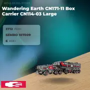 SEMBO 107009 Wandering Earth CN171-11 Box Carrier CN114-03 Large with 3712 Pieces