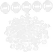 Veemoon 100pcs Outdoor Cable Holder Clips Versatile Hangers for Power Cables String Lights Sleek Design for Secure