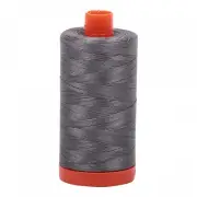 Aurifil Mako Cotton Thread Solid 50wt 1422yds Grey Smoke