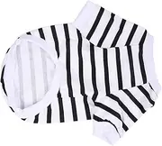 Totority Cute Striped Dog T Shirt Comfortable Cotton Pet Apparel for Spring Summer Easy to Wear Care for Dogs