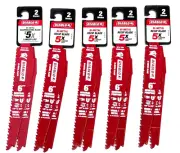 NEW 5PK (x2) Diablo DS0614BGP 6" General Purpose Blade 8/14 TPI ~Fr.Sh.