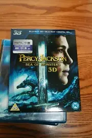 PERCY JACKSON - SEA OF MONSTERS - 3-D BLU-RAY, BLU-RAY & DIGITAL! NEW & SEALED!