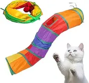 Cat Tunnel Toy,Cat Tubes and Tunnels | Portable Tube Playground Tent Interactive for Rabbit Animal Dogs Activity Bunny Outdoor Outside Play