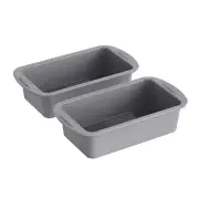 Silicone Loaf Pans for Baking Bread, 2 Packs 9x5 Inch Silicone Bread Loaf Pan...