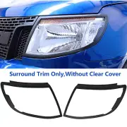 Front Head Light Cover Trim For Ford Ranger PX 2012-2014 Wildtrak XL XLT XLS (for: Ford)