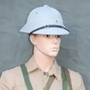 VIETNAM WAR ARMY KHAKI NVA / VC PITH HAT - VIETNAM WAR - COSPLAY STEAMPUNK