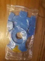 Robot Bike Reflector Kelloggs Cereal Toy Premium 1985 Transformer Shogun Blue