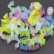 80pcs Sewing Bobbin Clips Colorful Bobbin Holder Plastic Thread Clamps Spools...
