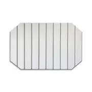 White 60*39c Octagonal Diatomaceous Earth Drying Mat Foldable Multifunctional Water Absorbent for Kitchen Countertops