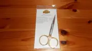 Montana Fly Fishing Company - 5" Tying Hair Scissors - Gold / Silver - NEW!