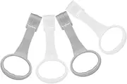 KOMBIUDA 2-Pack Crib Pull up Rings Safe Learning Standing Ring for Play Gym Activity Gym