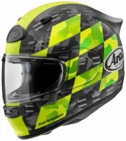Arai Helmet ASTRO-GX QUANTIC Snell CONTOUR-X MATTE CHECKER yellow
