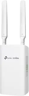 TP-Link Omada 4G+ Cat6 AX3000 Wi-Fi 6 Outdoor/Indoor Gateway, PoE++ or Power Adapter, Gigabit Ports, 4G, Multi-Protocol VPN Support, Centraliszed Management, IP55 Weatherproofing(ER703WP-4G-Outdoor)