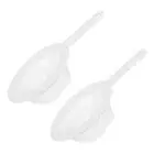 1Set Food Filter Strainer Spoon, Nylon Sieve Fine Mesh Filter Spoon