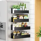 Magnetic Fridge Spice Rack 4 Packs, Magnetic Shelf Refrigerator Spice Shelf O...