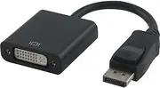 Astrotek 20 pins DP to DVI Adapter Converter DisplayPort Cable, Black, 15 cm