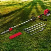 65CC 2-IN-1 Pole Chainsaw Hedge Trimmer 12in Chain Saw 5.6m Long Reach Petrol