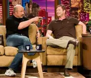 Dr Phil McGraw and Aaron Eckhart Historic Television Old Photo 1