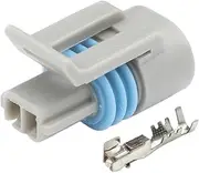 BIZOCA 2Pin 12162197 Waterproof Automotive Connectors Housing 1.5mm Sensor Cable Harness Connector Additional Terminal