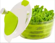 Salad Spinner Large 4 Quarts, ABS,BPA Free with Salad Clippers (Damaged box)