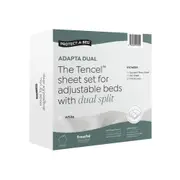Protect-A-Bed Adapta Dual Tencel Jersey Fitted Sheet Set - Split King