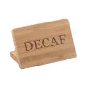 Cal-Mil CalMil 6062 Bamboo Decaf Sign