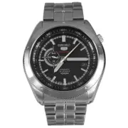 SEIKO 5 SSA065K1 Sport Men's Watch Black Automatic 24 Jewels 100M SSA065 New
