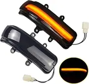 Turn Signal Lights for Toyota for Estima for Alphard for Sienna for 4Runner for Previa 2X LED Turn Signal Blinker Indicator Light Rearview Mirror Lamp Car Accessories Turn Signal Lights