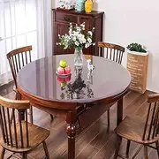 Round Clear Table Protector Round Table Cover Protector Round Table Top Protector Plastic Table Cover Round Table Protector for Dining Room Table (40.5 inch Diameter,1.0mm Thick)