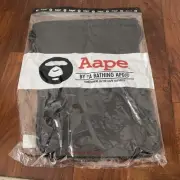 Aape By A Bathing Ape Drawstring Bag Black NEW In Bag w/ Tags