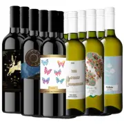 12x Mixed Red White Wine 750ml 2022 SA Shiraz Pinot Grigio -2L2A2B2M2E2F